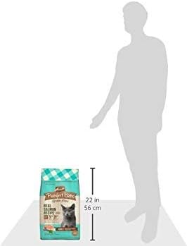 Merrick Purrfect Bistro Grain Free Natural Dry Cat Food For Adult Cats, Real Salmon And Sweet Potato Recipe - 12 lb. Bag