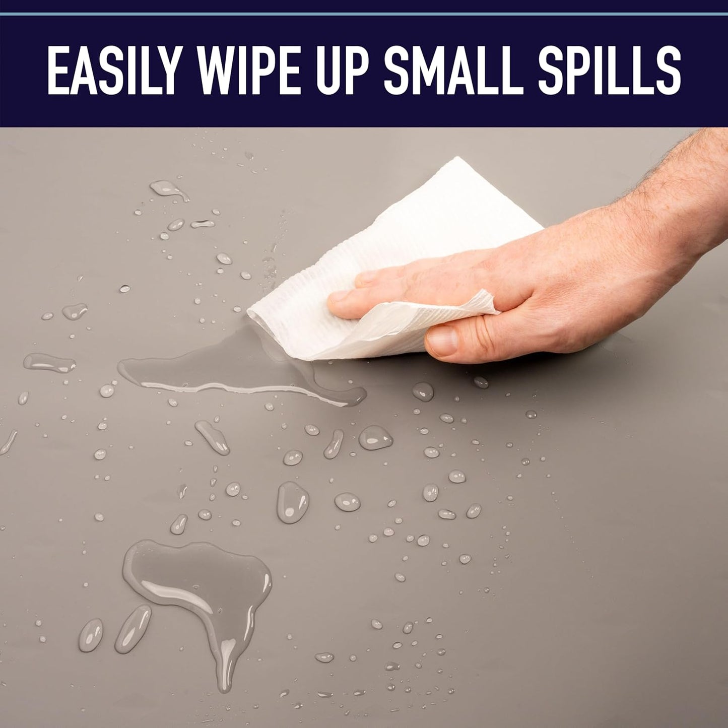 Leash Boss Dog Food Mat – Waterproof Silicone Pet Feeding Mat with Raised Edges for Dogs & Cats, Non-Slip Placemat for Food & Water Bowls, Spill-Proof Floor Protection,Easy to Clean(Black,XXL-30"x22")