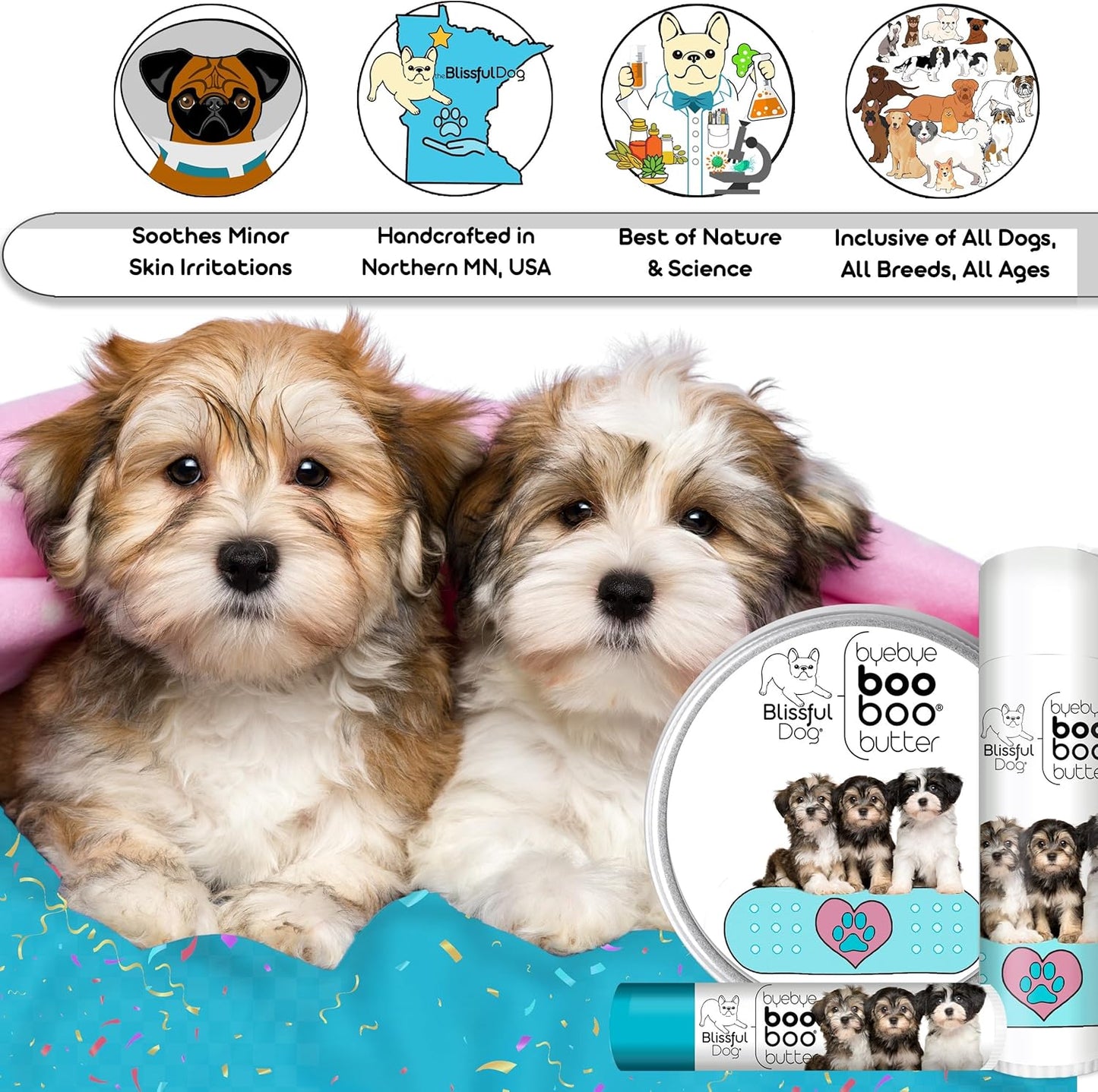 The Blissful Dog Havanese Boo Boo Butter, 2-Ounce