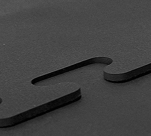 American Heavy Duty Stall Tiles - Thick, Durable Rubber Flooring - Solid Black 10' x 20' Set 1/2" Thick (50 Tiles)