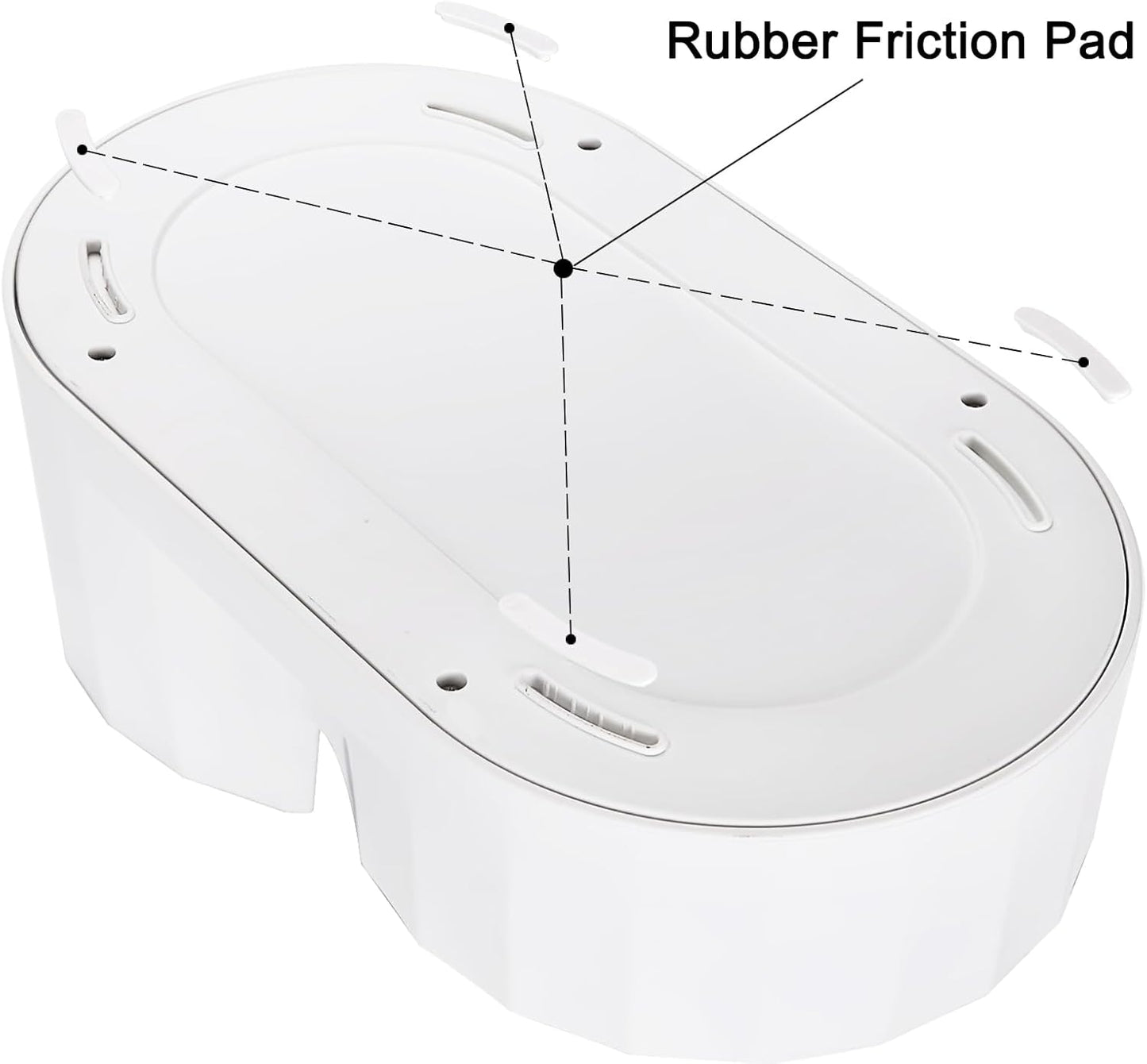 RIZZARI Automatic 7L Pet Waterer,Gravity Stainless Steel Water Dispenser, 100% BPA-Free, Large Capacity Water Feeder for Cats and Medium and Large-Sized Dogs (White,7L)