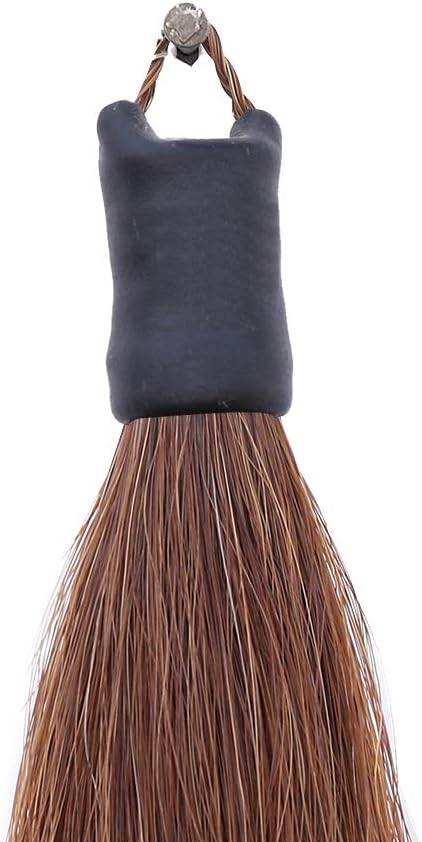 Horse Tail Extensions with Braided Horsehair Loop, Blunt Cut Bottom, 28-30 inches Long and 3/8 lb Weight