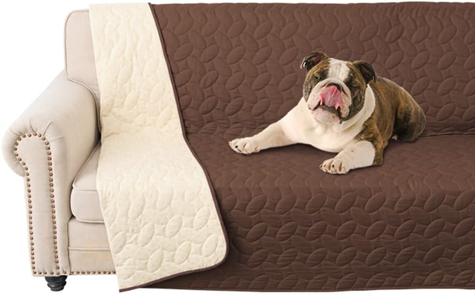 Ameritex Pet Bed Cover Dog Bed Blanket for Sofa and Furniture Waterproof New Pattern Design (52x82 Inch, Chocolate)