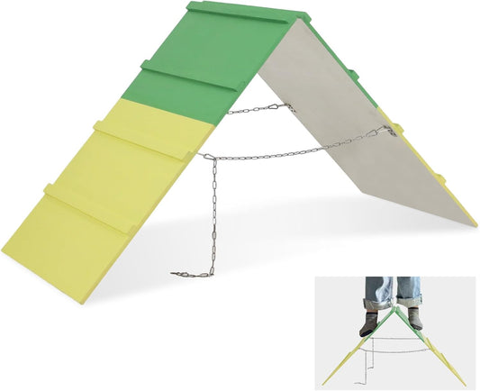 Dogs Agility A-Frame 74.8 x 18.9 Inch Dog Climbing Frame Non-Slip Dog Agility Training Equipment Dog Agility Equipment for Dog Agility Course Equipment for All Breed Dogs Outdoor Park, Backyard