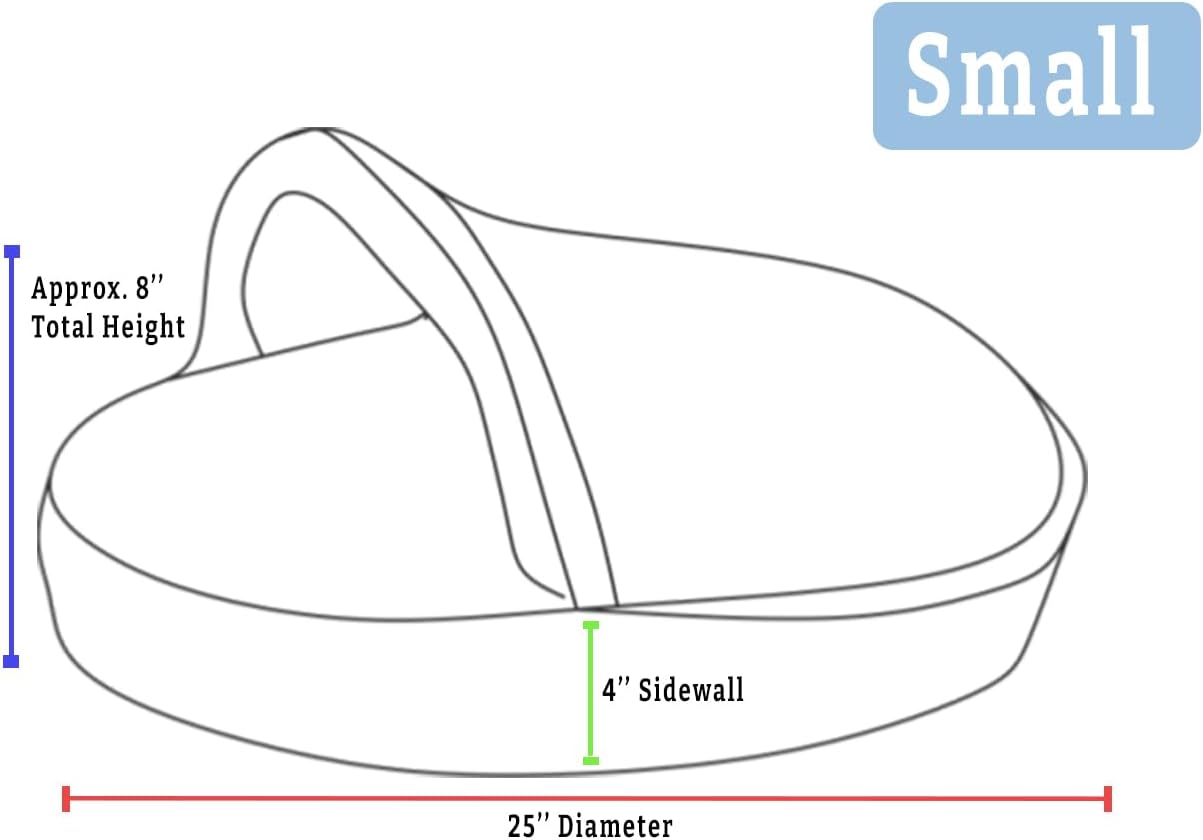 Snoozer Luxury Cozy Cave Pet Bed, Wag Collection, Small - Pedigree Storm