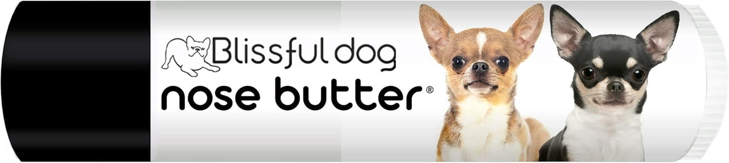 The Blissful Dog Smooth Coat Chihuahua Nose Butter for Dry, Cracked Skin, Lick-Safe Dog Nose Balm with Moisturizing Shea Butter, Almond, Olive, and Essential Oils, Pet Supplies, Uncented, 0.15 oz.