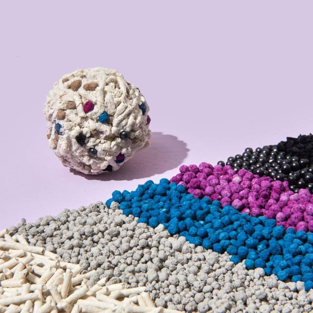 Mixed Tofu Cat Litter, Heavy Duty Flushable Kitty Litter, 5.5Lb/88Oz Original 4 Pack