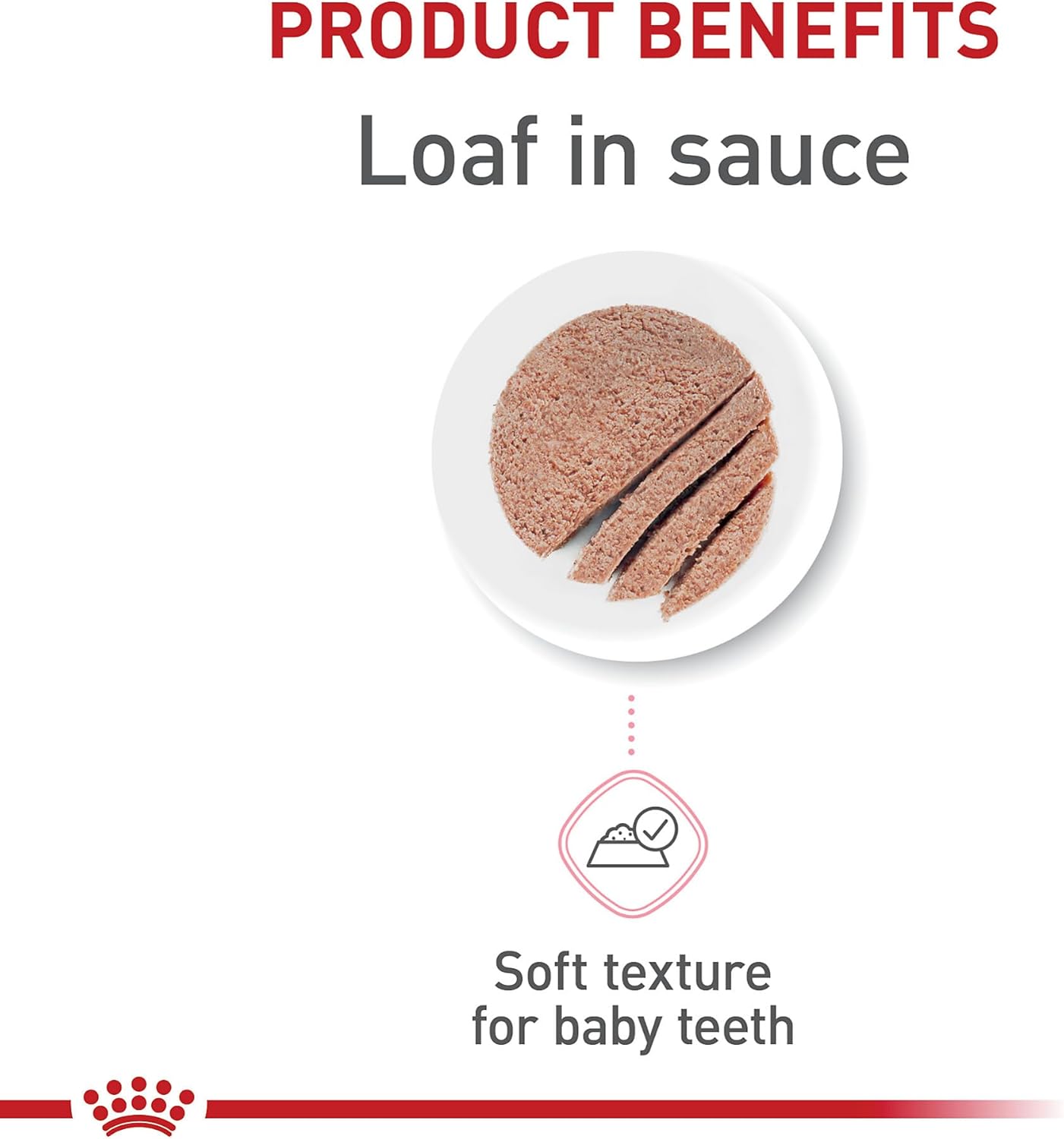 Royal Canin Feline Health Nutrition Kitten Loaf in Sauce Canned Cat Food, 3 oz can (Pack of 24)