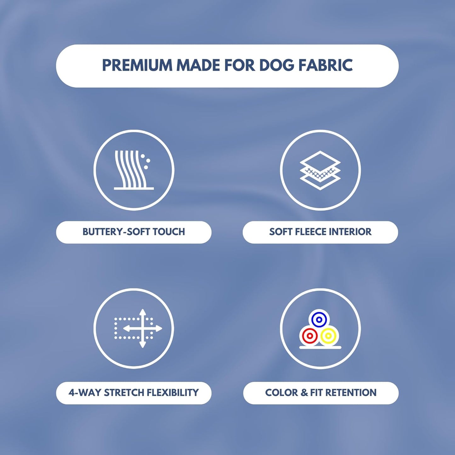 Spark Paws Dog Hoodie – Premium Dog Sweater for Small, Medium, and Large Dogs | Warm Outfits for French Bulldogs, Pitbull, Puppy, Winter Jacket Alternative - Slate Blue - 5XL