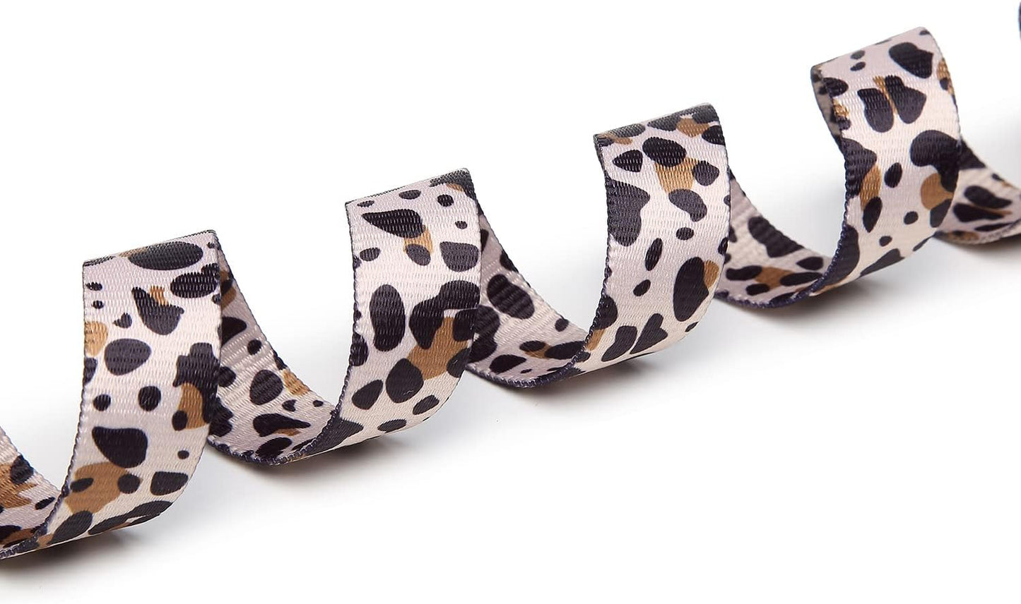 Mercano Adjustable Dog Collar - Special Design Patterns, Soft Nylon Comfortable Sturdy Pet Collar for Small Medium Large Dogs (XS, Leopard)