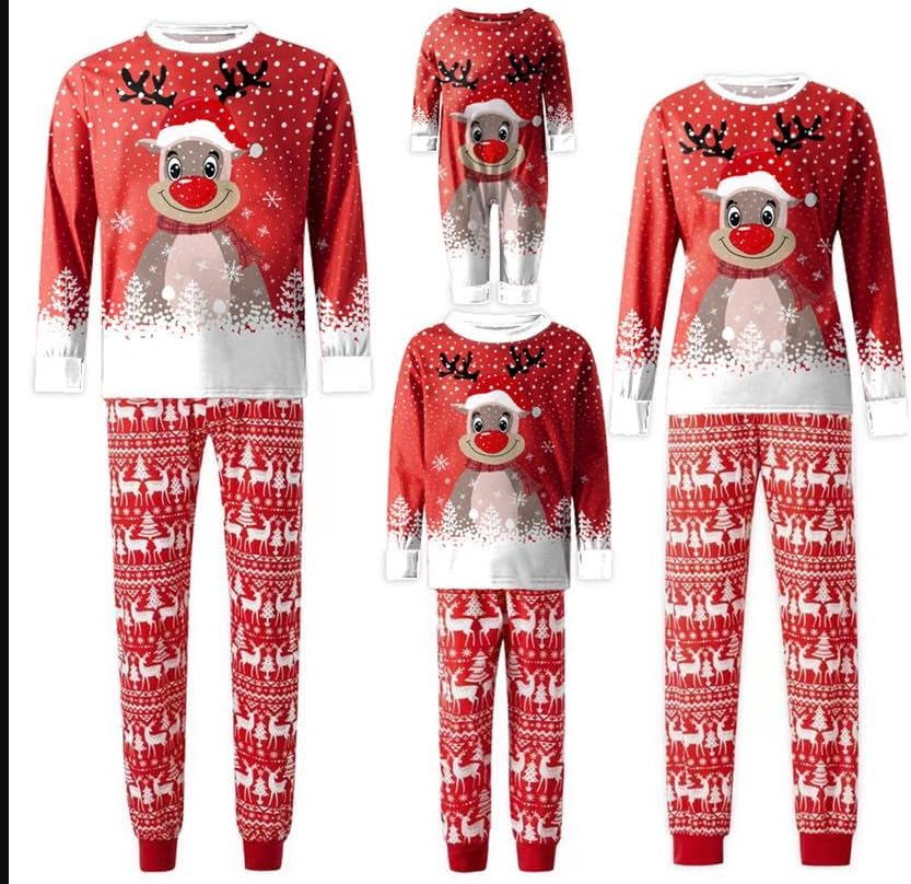 Matching Family Christmas Pajamas Set - Xmas Sleepwear PJs