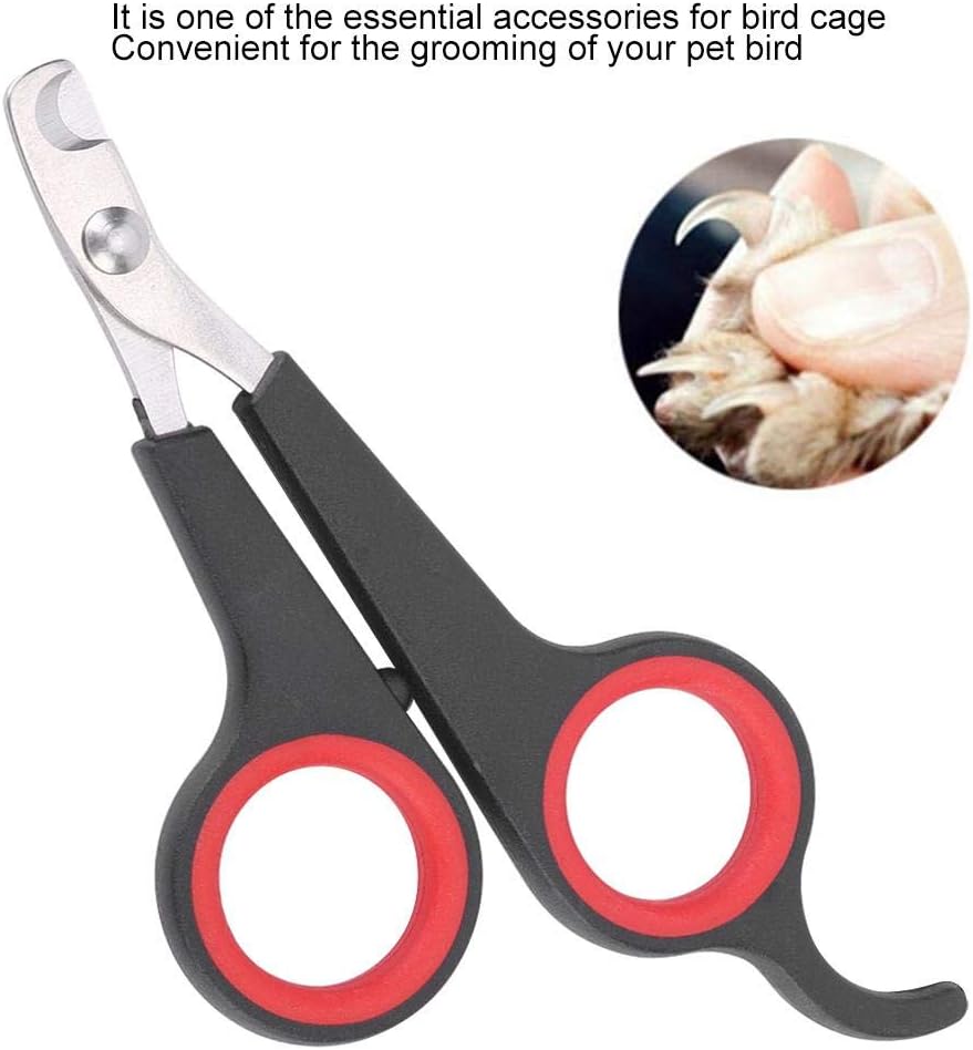 Bird Nail Clipper Grooming Tool Nail Scissors Clipper Pet Bird Parrot Small Animals Accessory for Small Parrot Birds