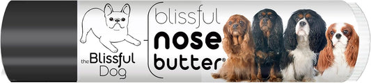The Blissful Dog Cavalier King Charles Spaniel Nose Butter, Versatile Dog Nose Balm for Dry Nose, Handcrafted Nose Moisturizer, Easy-to-Apply Dog Essentials, Unscented, 0.15 oz.
