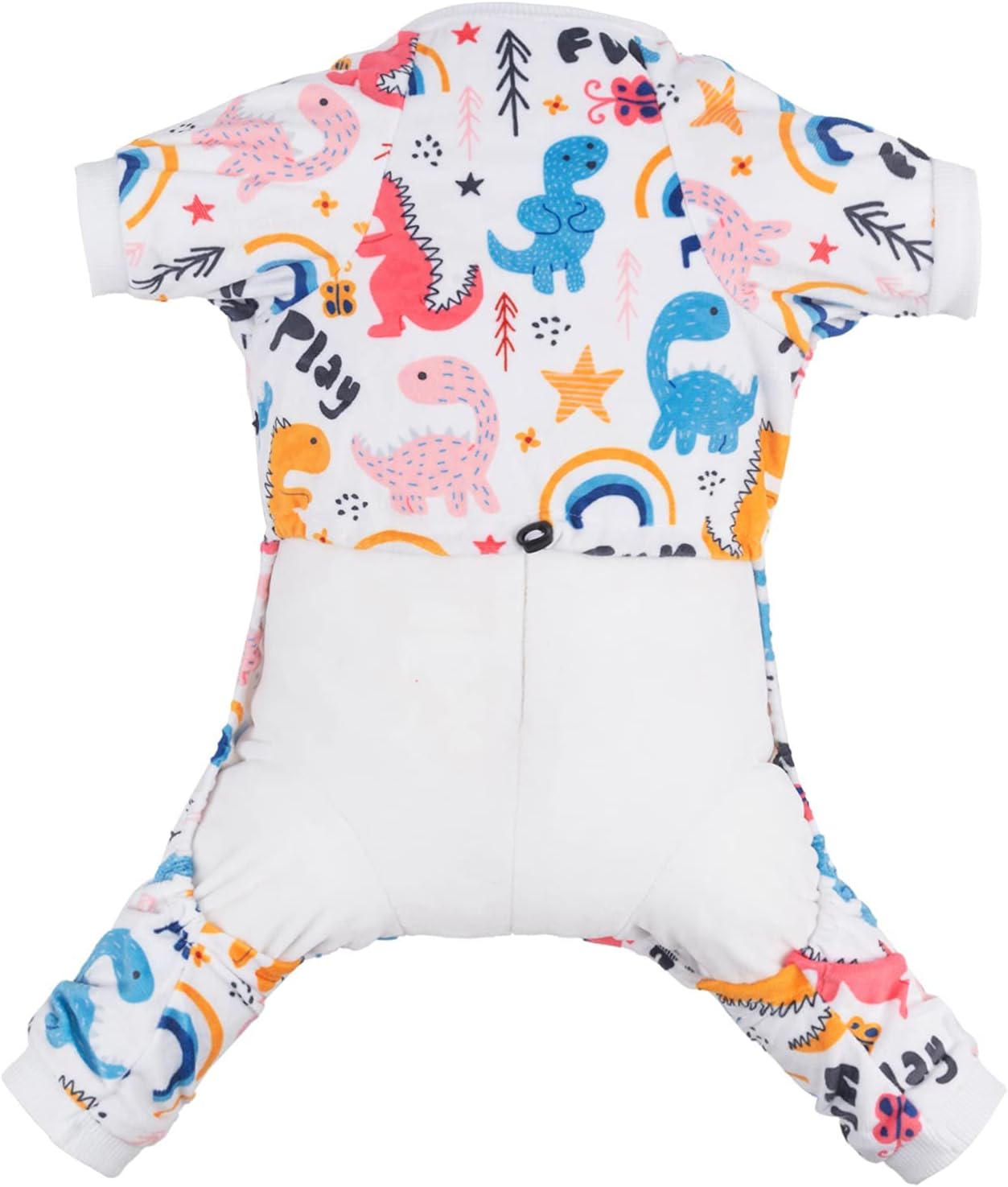 CuteBone Small Dogs Outfit Soft Puppy Onesies Pjs Dog Pajamas Pet Coat Cat Apparel Comfy Doggie Jumpsuit Bodysuit for All Seasons P159S