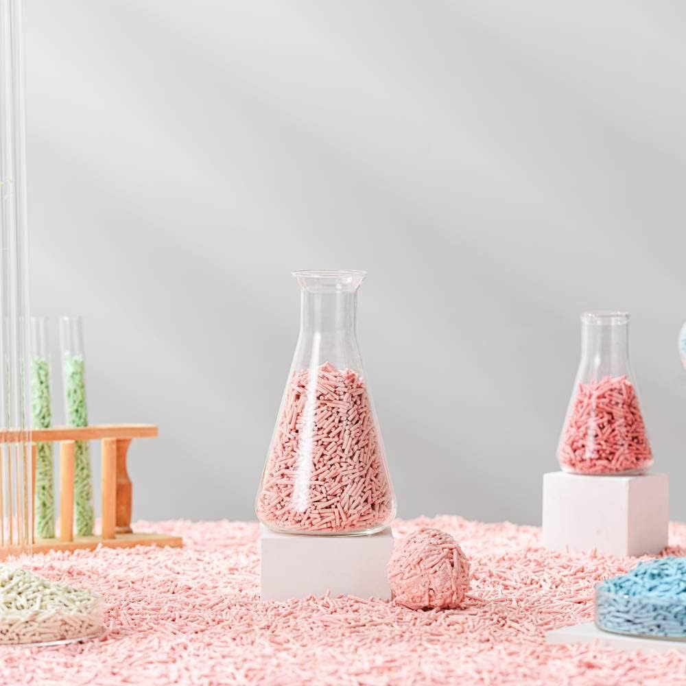 Tofu Cat Litter Natural Clumping Tofu Cat Litter 5.5lb/88oz 5 Scents (Original + Mixed, 2 Pack)