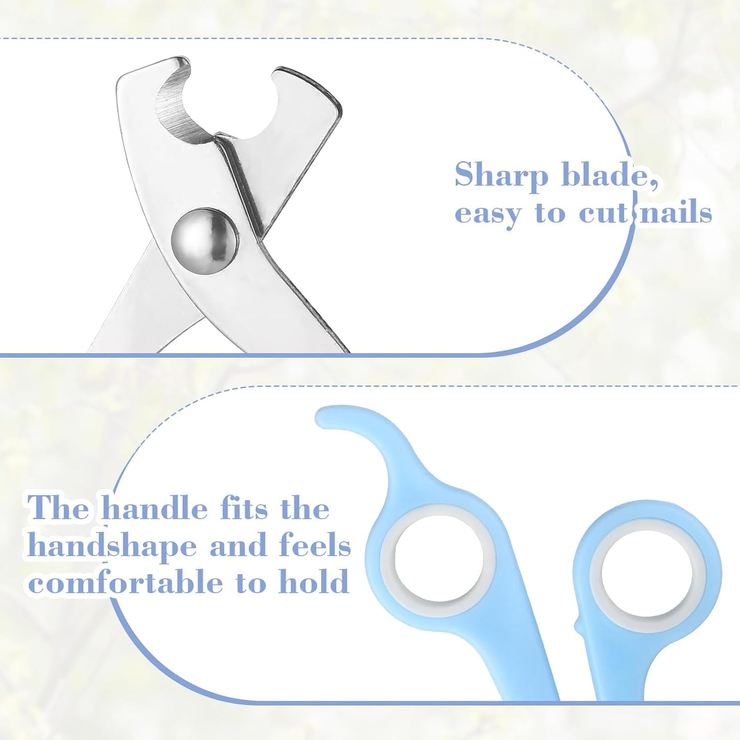 Lasnten 2 Pcs Bird Nail Grinder with Bird Nail Clipper Bird Nail Trimmer Bird Nail File with LED Lamp Grooming Tool for Bird Parrot Budgerigars Parakeets Myna Conure Parakeets Finches Lovebirds