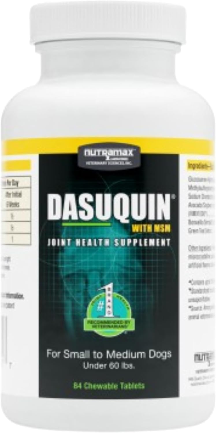 Nutramax Laboratories Dasuquin with MSM Chewable Tablets For Small/Medium Dog