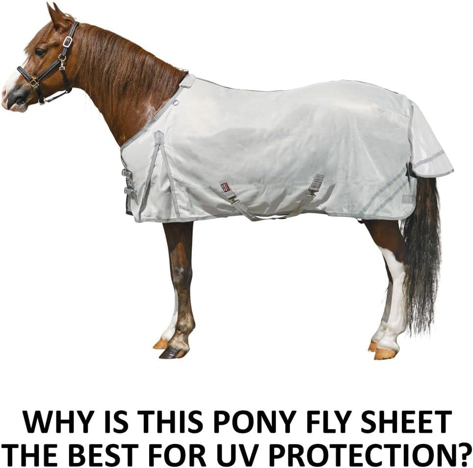 Schneiders Soft Interlock Mesh II Horse Fly Sheets | Superior UV & Insect Protection | Versatile Euro Fit Option | Reflective Safety Design