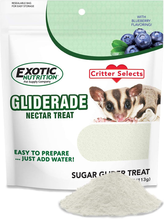 Gliderade Nectar - Vitamin-Enriched Healthy Nectar Supplement - Powdered Mix - Provides Necessary Carbohydrates for Sugar Gliders (4 oz.)