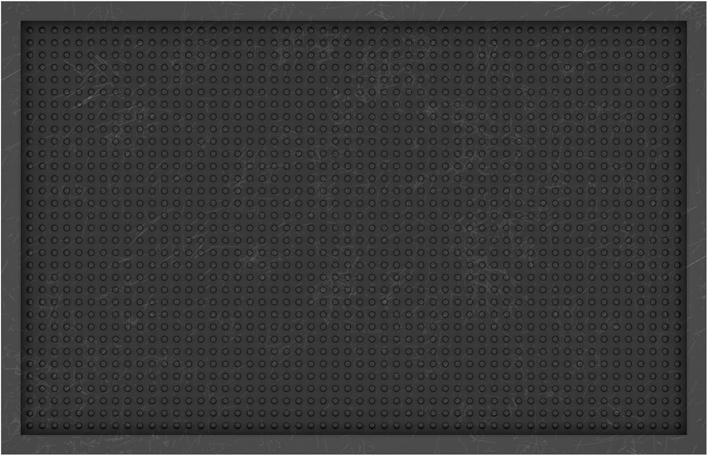 Ottomanson Indoor/Outdoor Boot Tray Non-Slip Doormat Modern Entryway Mat for Entryway Patio Backyard Garage, 17.5" x 27", Black