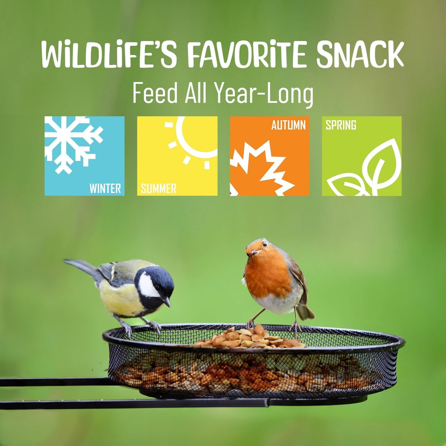 Premium Quality Raw Out of Shell Peanuts - 8 Pound - Shelled Peanuts for Birds – Wildlife Quality - Food for Squirrels, Deer, Birds, and Other Wildlife Animals – Grown in The USA