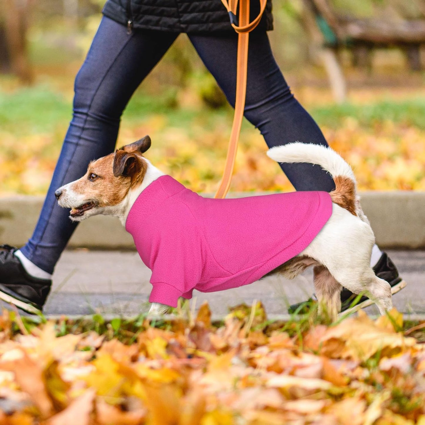3 Pack Dog Sweaters for Small Dogs, Fleece Dog Sweater Pet Clothes Turtleneck Soft Warm Sweatshirt Puppy Sweater Boy Girl Pet(Pink+Hotpink+Purple,S)