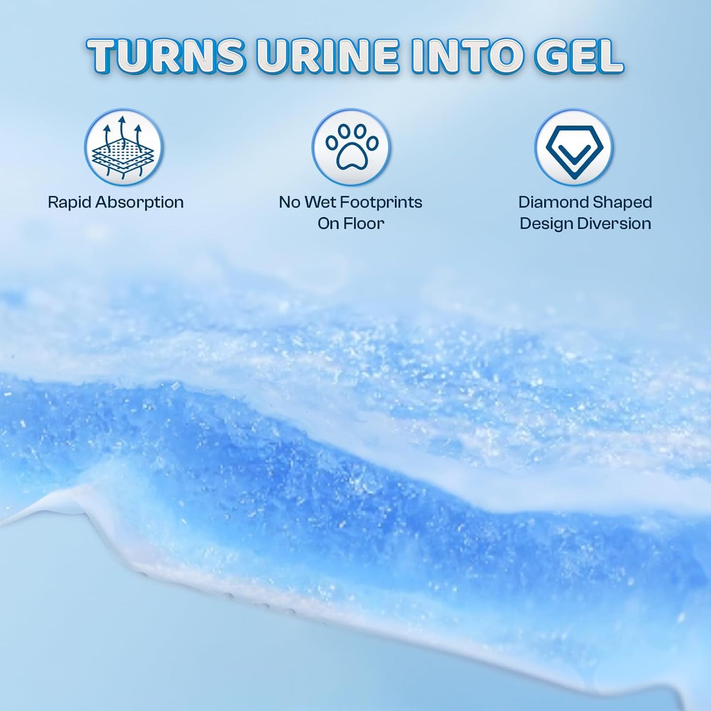 Boscute XXL Thicken 6 Layers Heavy Absorbent 30"x36" Pet Training Dog Pee Pads, Extra Large Polymer Leak-Proof Quick Dry Puppy Pee Pads, Disposable Pee Pads for Dogs Cats Rabbit