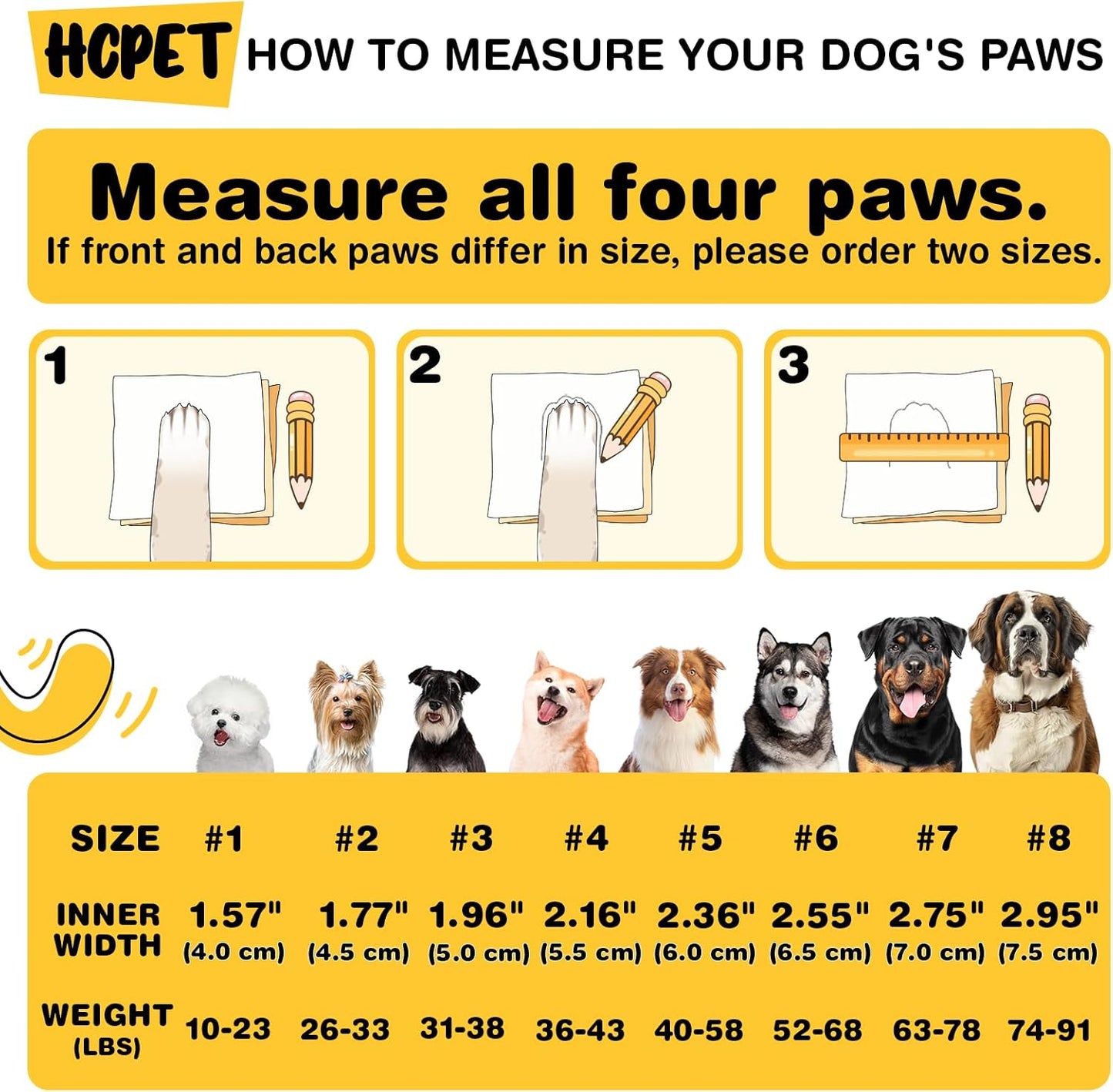 Hcpet Dog Shoes, Dog Boots for Small Dogs, Waterproof Medium Dog Booties Paw Protector for Summer Hot Pavement, Winter Snowy Day, Outdoor Walking, Indoor Hardfloors Anti Slip Sole Pink Size 5