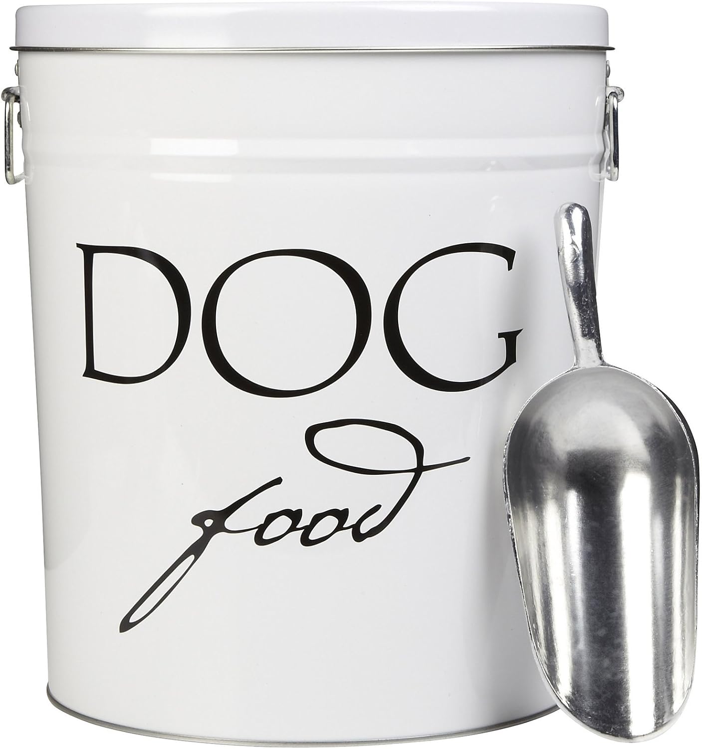 Harry Barker Pet Food Storage Collection, Classic White Food Storage - Medium