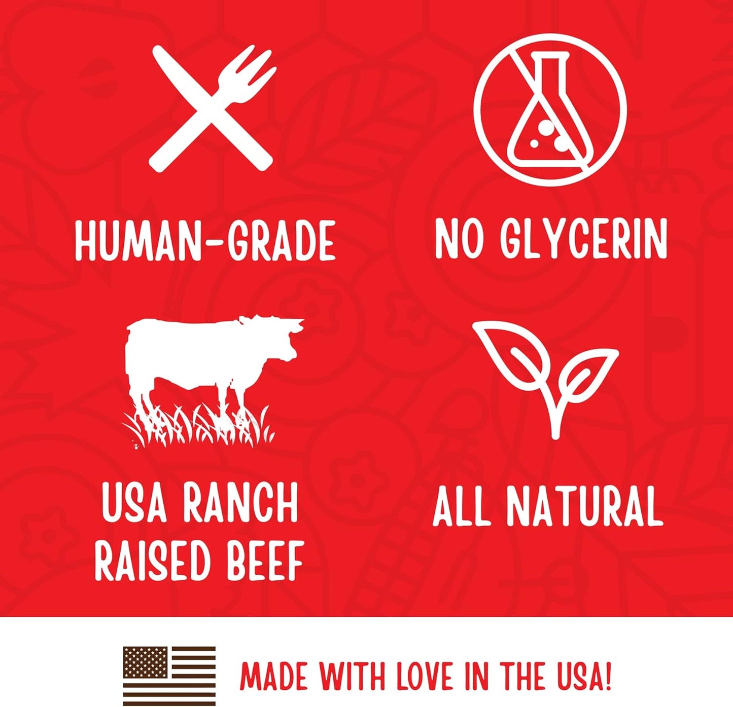 Full Moon All Natural Human Grade Dog Treats, Essential Beef Savory Sticks, 22 Ounce, 1.375 Pound (Pack of 2)