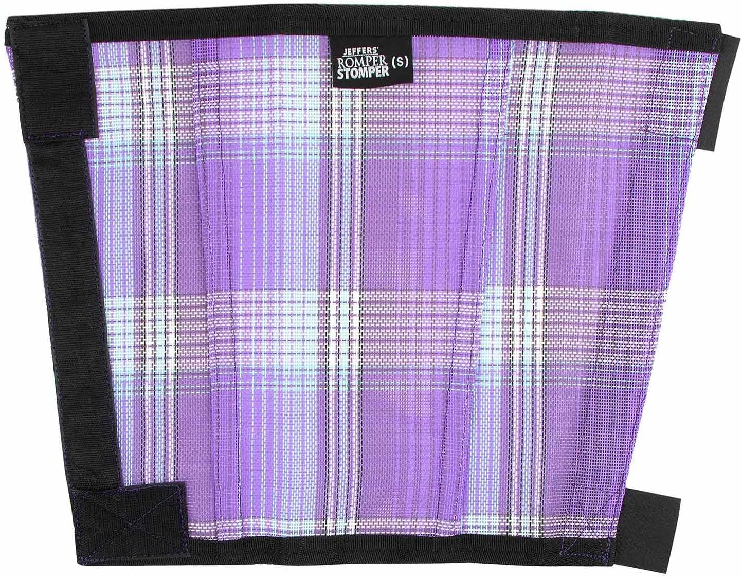 Jeffers Romper Stomper Fly Boots for Horses - Grey, Large – Breathable Mesh Leg Wraps for Insect Protection, Stable Accessories for Summer Turnout, Ride Gear, Horse Hoof & Leg Care - 4 Pack