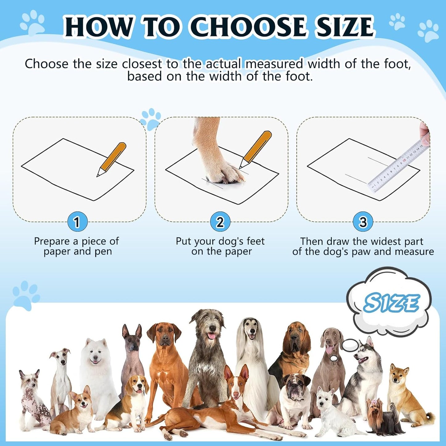 Dog Shoes for Large Medium Small Dog, Mesh Breathable Dog Shoes for Hot Pavement, Anti-Slip Dogs Boots Paw Protectors with Reflective for Outdoor Walking Indoor Hardfloors (Size 7)