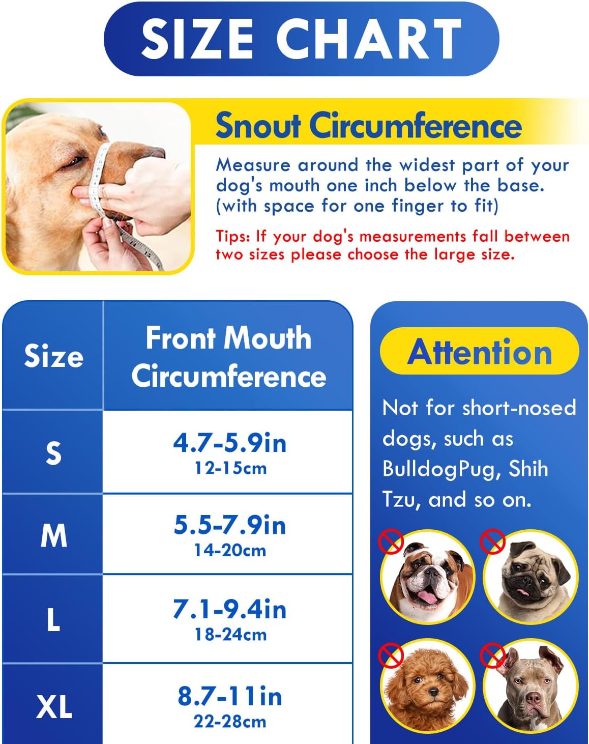 Dog Muzzle, Soft Air Mesh Muzzle for Small Medium Large Dogs Anti Biting Barking Chewing, Breathable Drinkable Adjustable Loop Pets Muzzle for German Shepherd Husky Labrador Retriever (Blue,L)