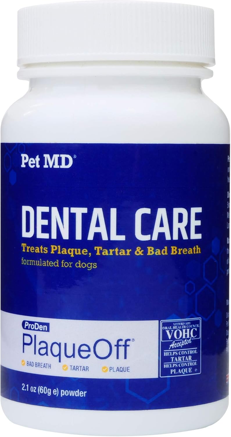 Pet MD Proden PlaqueOff & Dental Wipes for Dogs