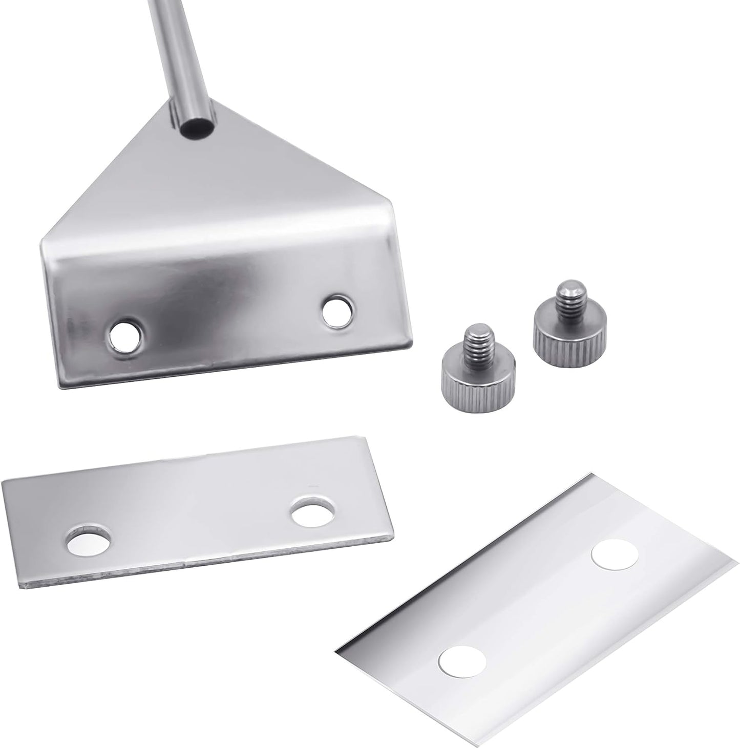 Aquarium Fish Tank Tools Kit Stainless Steel Algae Cleaning Scraper Razor Cleaner with 10 Pcs Blades (26 Inch)