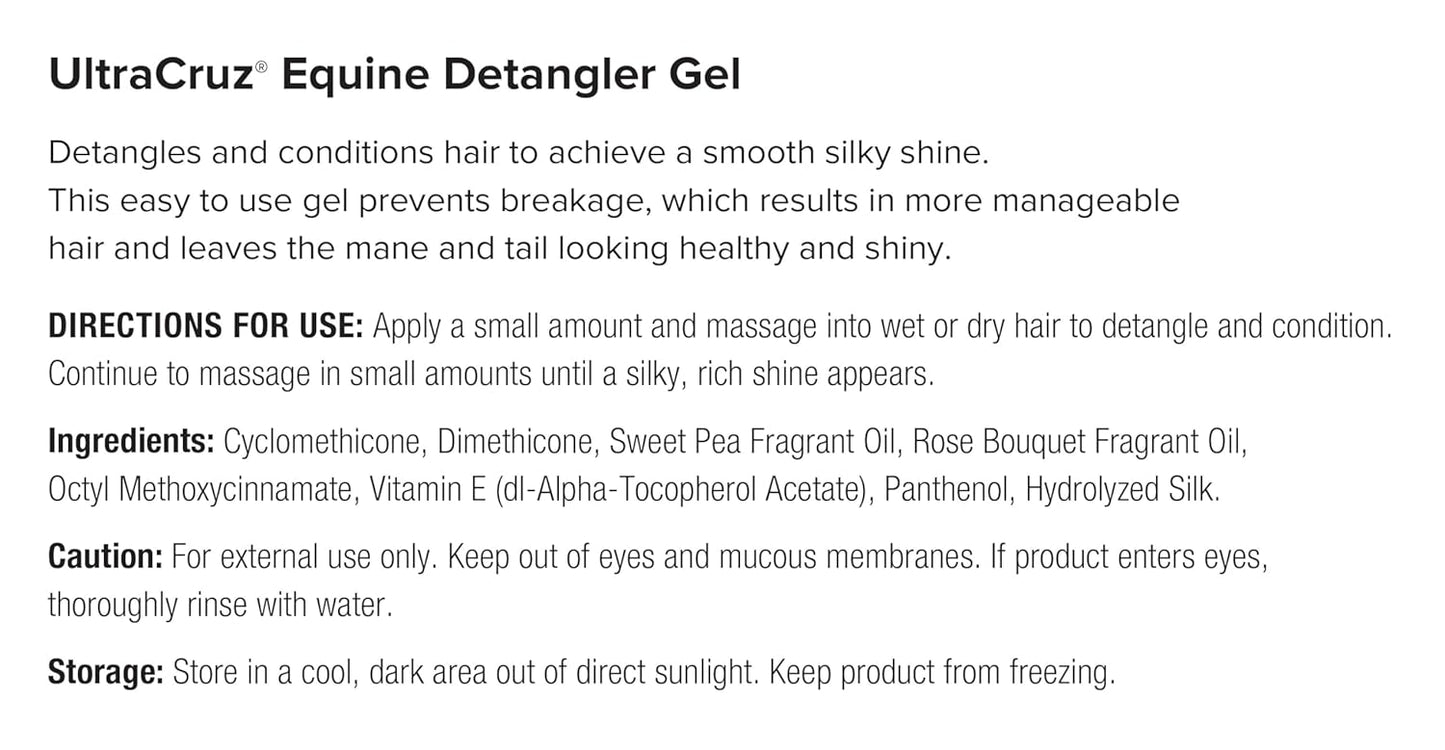 UltraCruz® Equine Detangler Gel, 1 Gallon