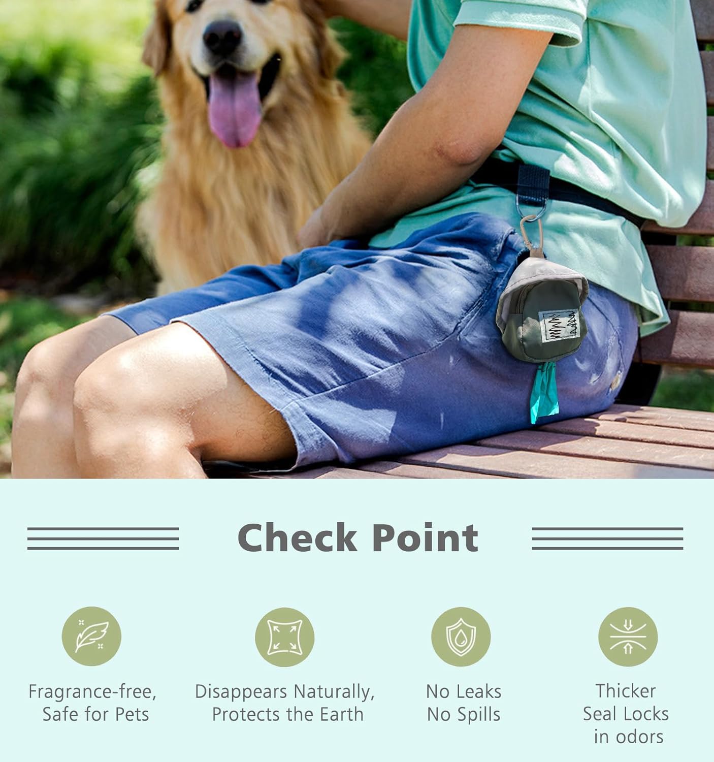 100% Compostable Dog Poop Bags, 270Count Value Pack, BPI Certified, Biodegradable Leakproof Thick Poop Bags for Dogs with Dispenser, Plant-Based, ASTM D6400 & EN 13432 Compliant Pet Waste Bag