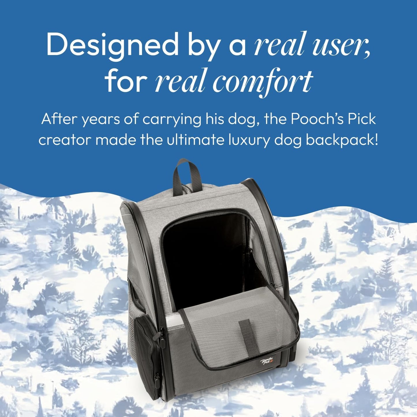 Pooch's Pick Luxury Pet Carrier Backpack