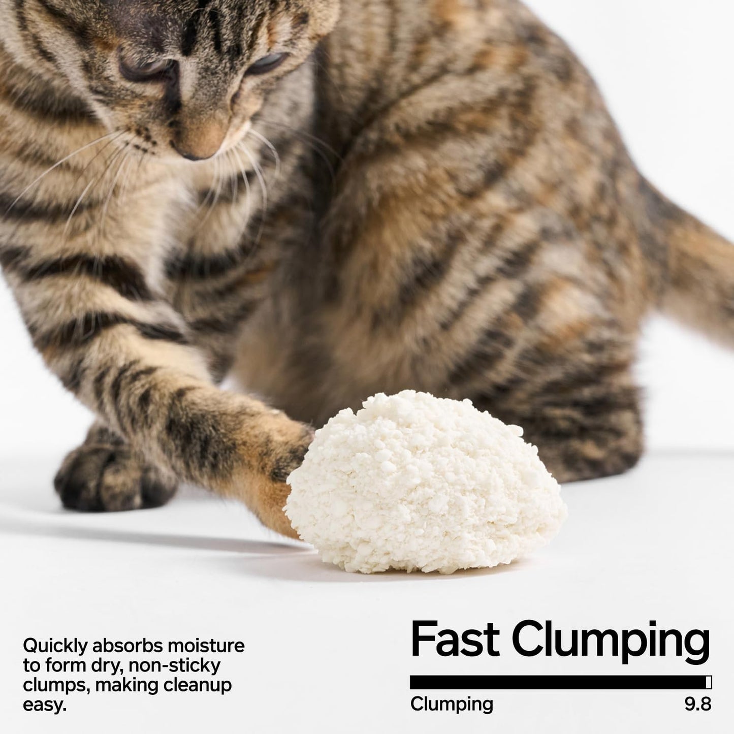 pidan Cassava Cat Litter clumping,Odor Control,Plant-Based Natural Ingredients,Ultra Absorbent and Fast Drying,Low,Dust,Scented (5.3lb×2bags)