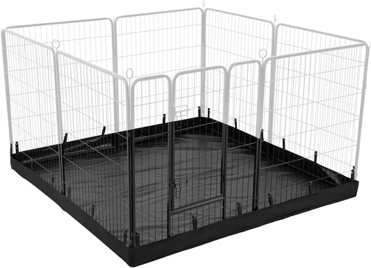 PJYuCien Rectangle Dog Playpen Bottom Pad - Fits 8 Panels 32" Width Metal Dog Pen -64"x64" Size 600D Oxford Cloth Waterproof Playpen Bottom Pad (Note: No Playpen)