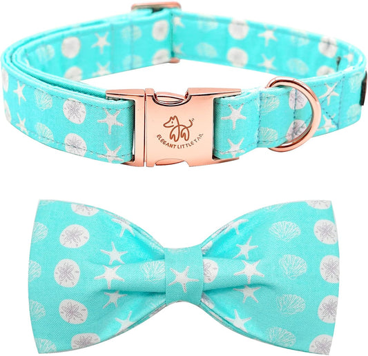 Elegant Little Tail Bowtie Collar for Small to Large Dogs