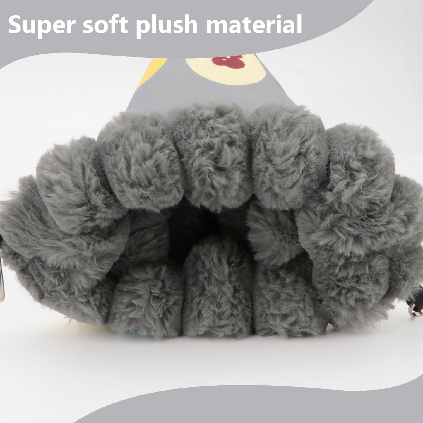 Wontee Bird Nest House Winter Warm Hanging Hammock Bird Bed Snuggle Hut for Parakeets Budgies Caique Conures Cockatiels (Small, Grey)