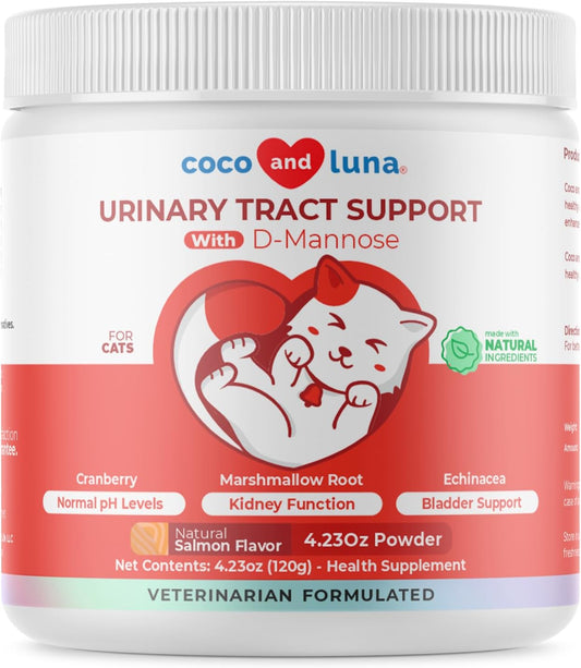 Cranberry for Cats - Incontinence Support, Urinary Tract Support, Cat UTI, Bladder Support, 120g Powder