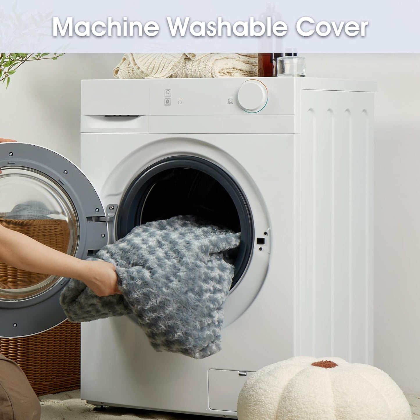 BFPETHOME Dog Beds for Large Dogs, Orthopedic Dog Bed for Medium Large Dogs,Big Waterproof Couch Pet Bed with Removable Washable Cover