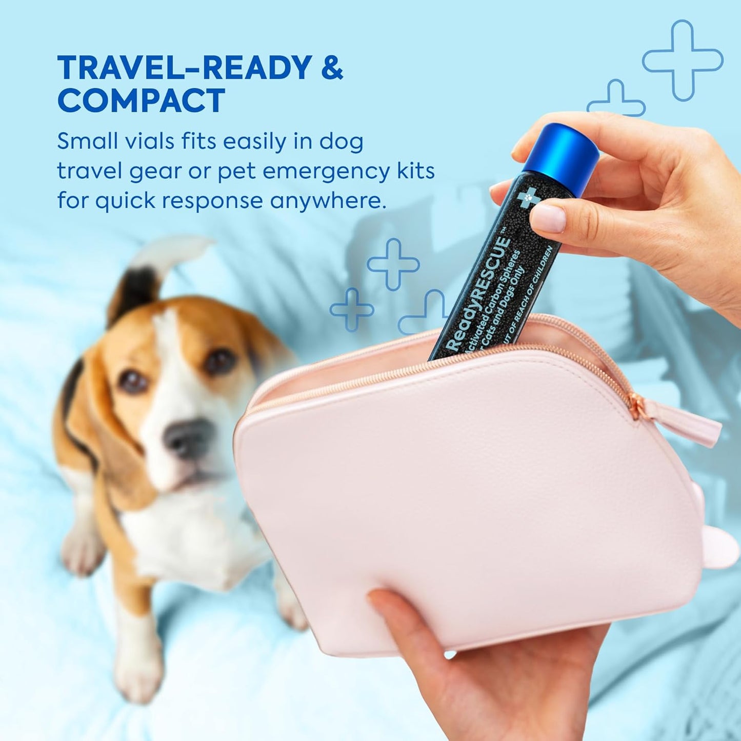 Dr. Cuddles ReadyRESCUE - Dog First Aid Kit Essential - Activated Charcoal Detox for Dogs, Cats, Pets - Animal First Aid Kit - Dog Medical Emergency Kit - Dog Travel Essentials - 30g (1 Vial of 30g)