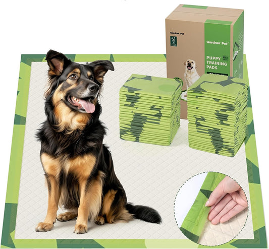 Gardner Pet Disposable Puppy Pads XL, 28" x 30" Dog Pee Pads for Dogs, Super Absorbent & Leak-Proof Full Edge-Wrapping Extra Thick Dog Potty Training Pads (30 Count)