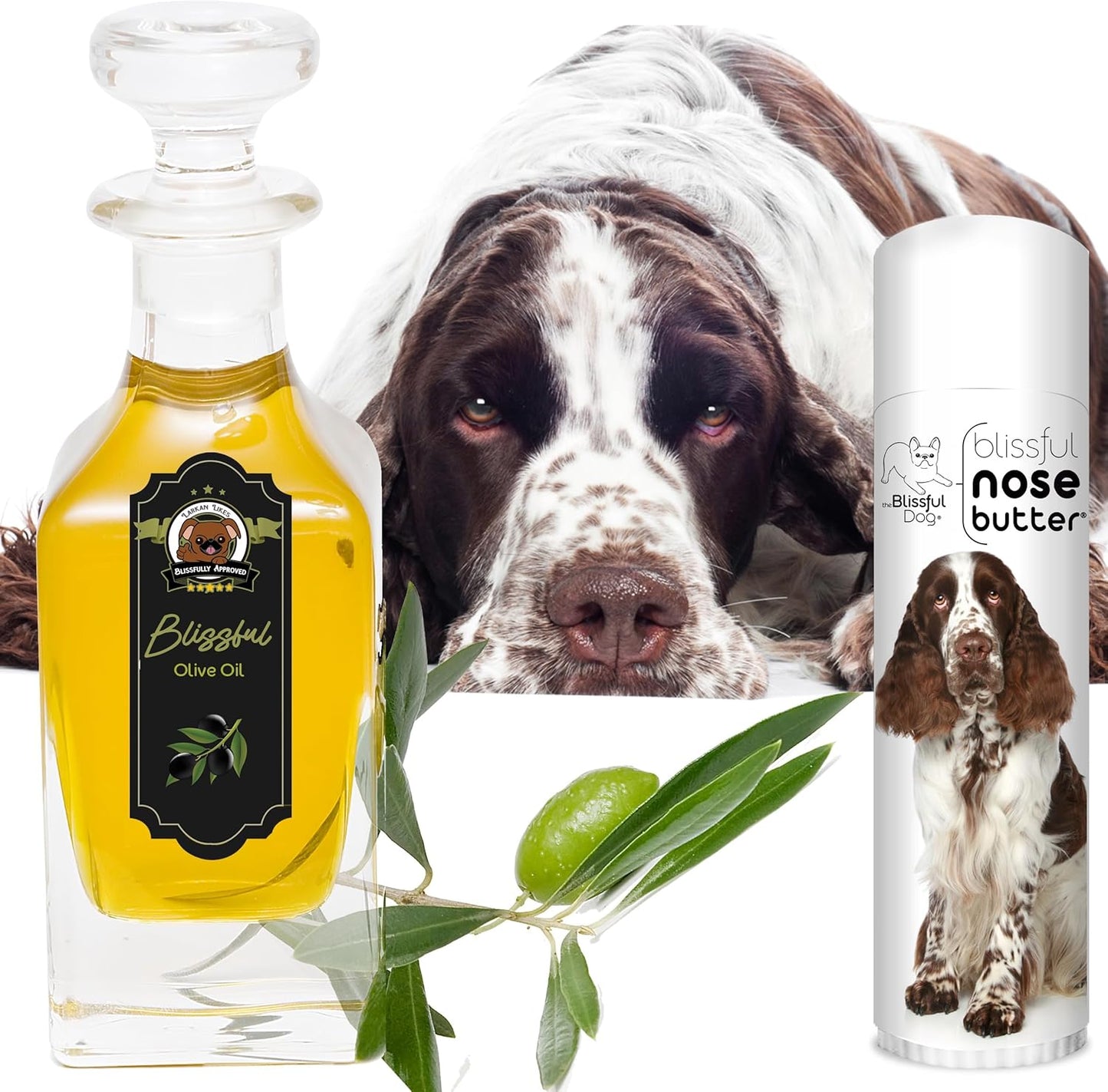 The Blissful Dog Springer Spaniel Unscented Nose Butter, 0.50-Ounce