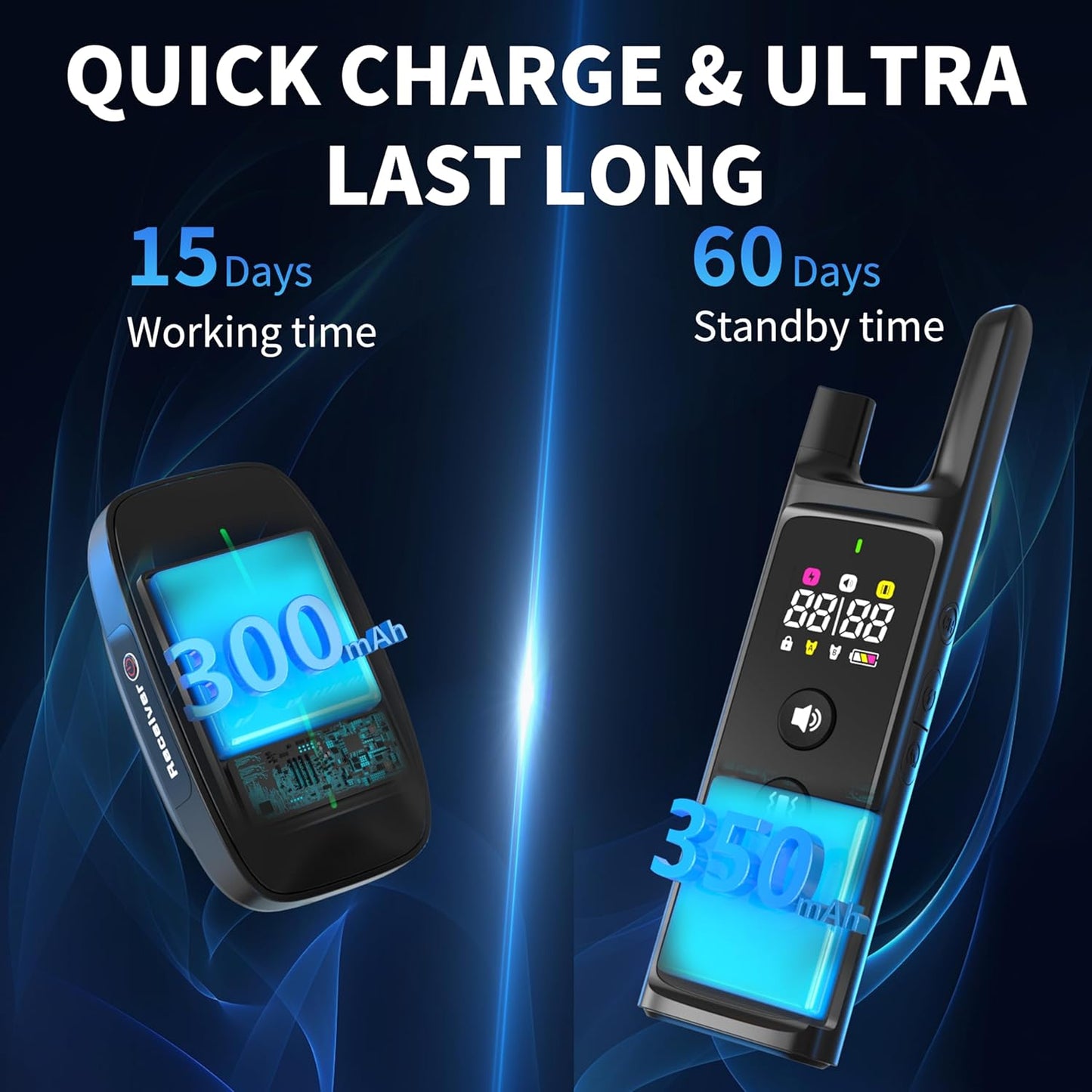 Dog Training Shock Collar 4000FT Dog Bark Collar with Remote IP67 Waterproof 4 Training Modes Beep Vibration Shock Light Mode Magnetic Charger Electric Dogs Collar 8-25 inches Double Shock Iron Black