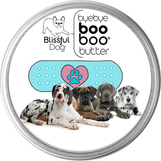 The Blissful Dog 8 oz TIN Great Dane Booboo Butter