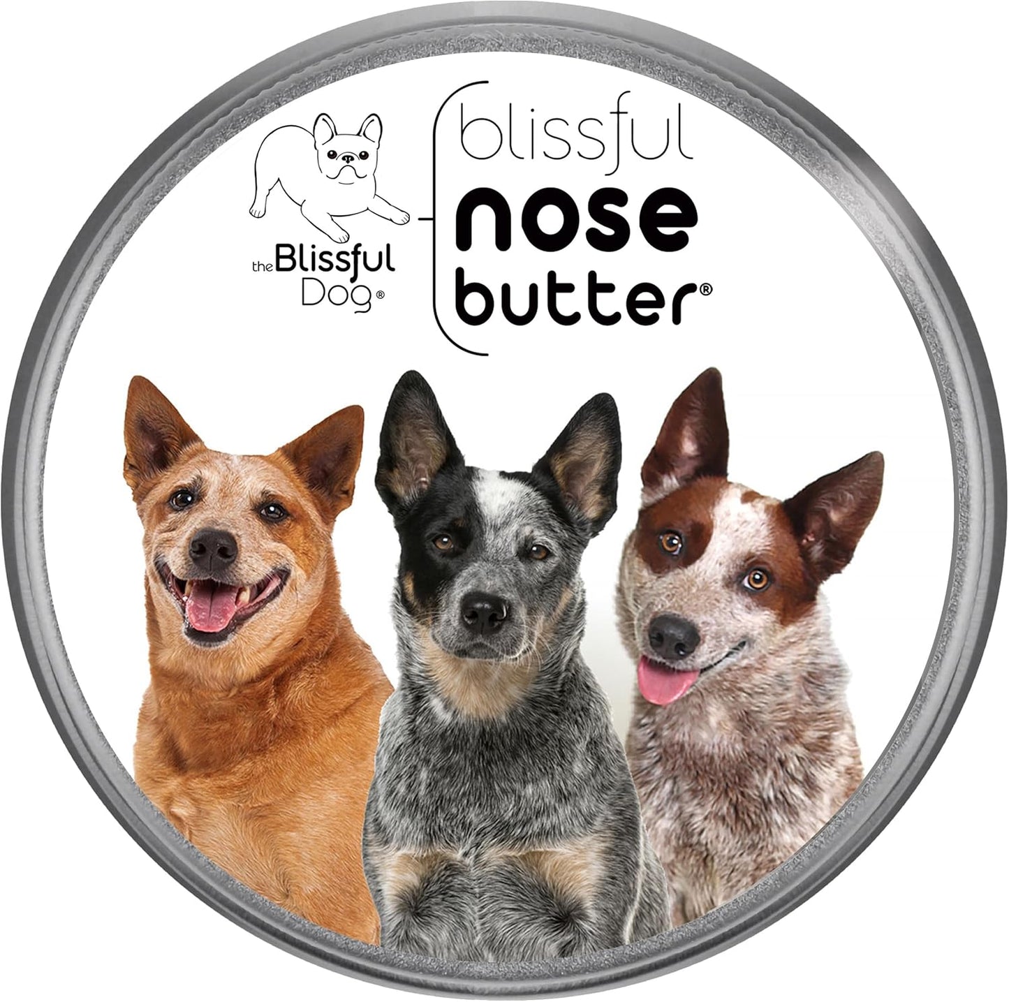 The Blissful Dog Australian Cattle Dog Unscented Nose Butter - Dog Nose Butter, 2 Ounce